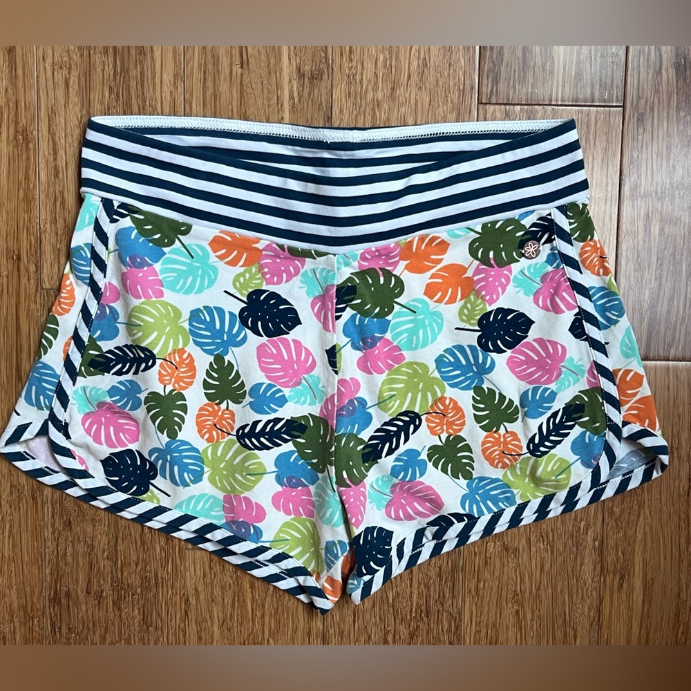 Matilda Jane 435 Palm Leaf Print Shorts Size 12. 1023